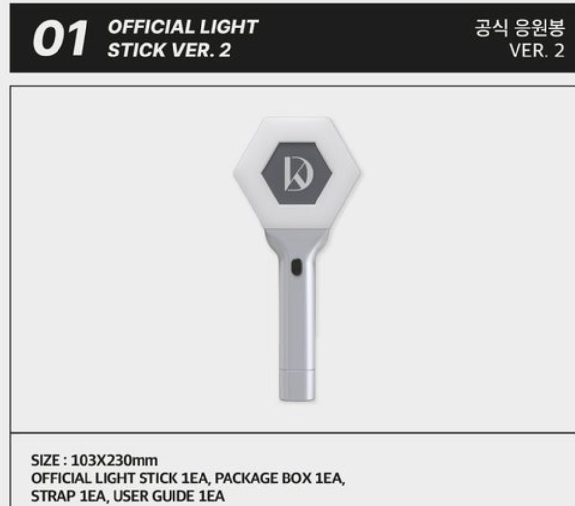 KANG DANIEL OFFICIAL LIGHTSTICK 2