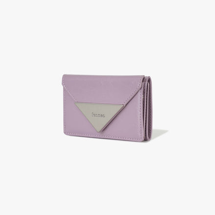 CRINKLE HALFMOON MINI WALLET (MAUVE)