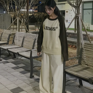 [UNISEX] AMES - BASIC RAGLAN PULLOVER KNIT (BROWN)