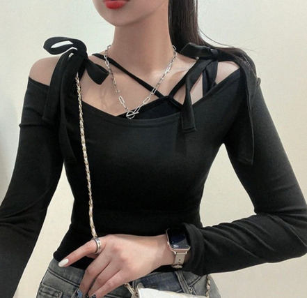 KR RIBBON TOP (3 COLORS)
