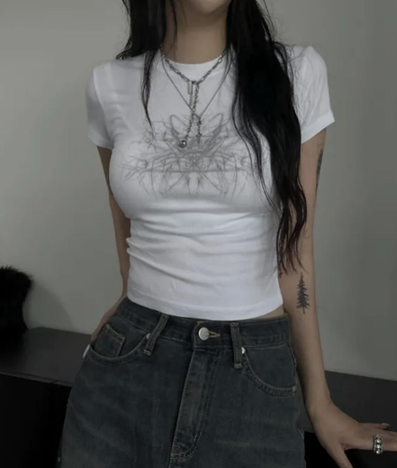 KR MESSIE HEART TEE (4 COLORS)