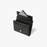 TRIANGLE DOCO WALLET (PEBBLE BLACK)