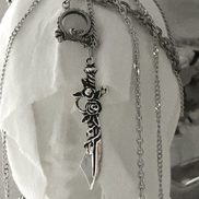 OFUSE - rose knife necklace