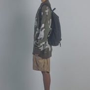 SCULPTOR - Nylon Slouchy Backpack (Black)