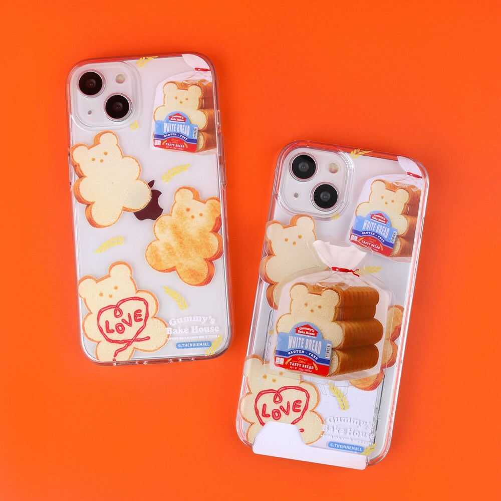 THE NINE MALL -pattern bread gummy 透明軟殼