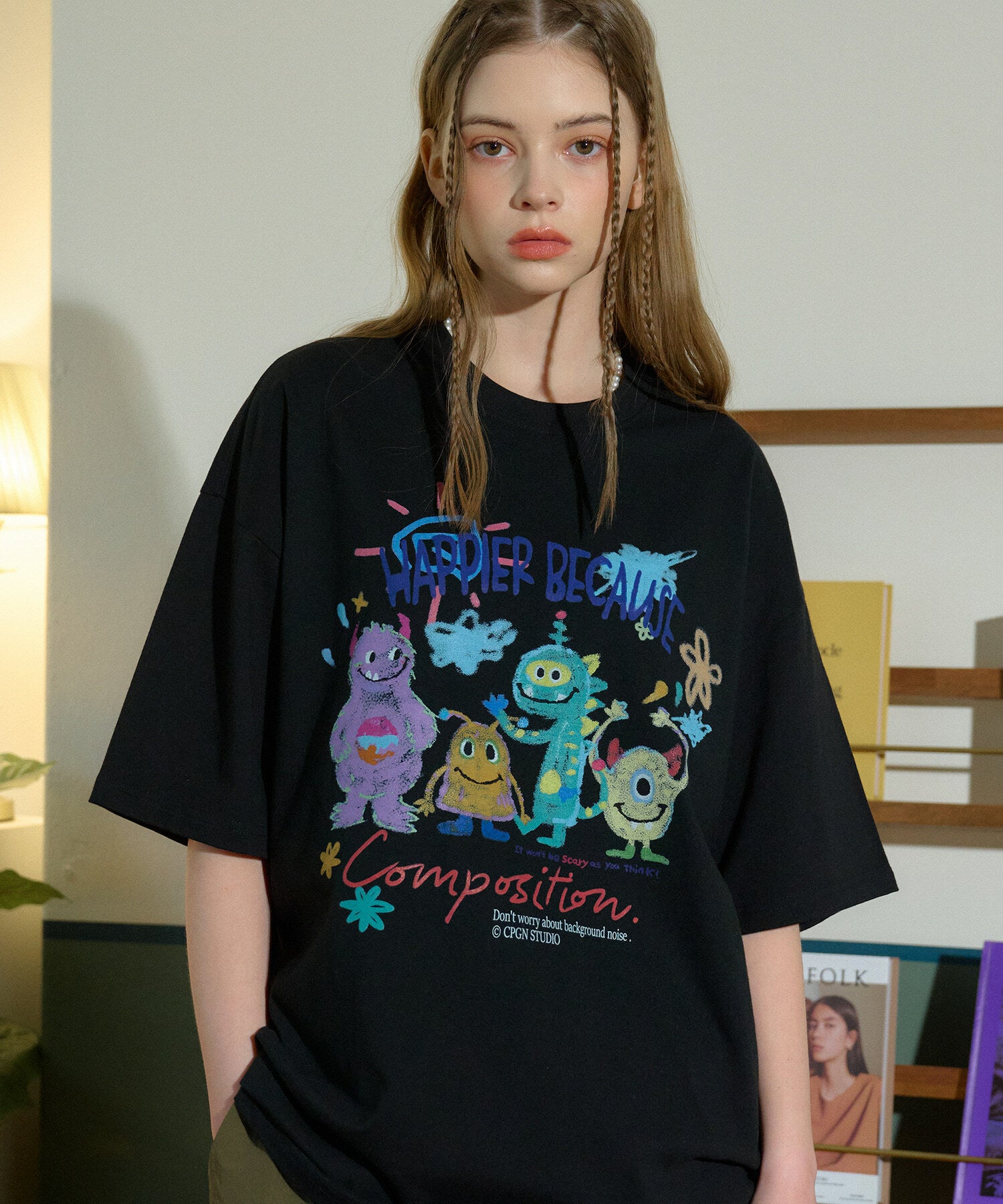 CPGN STUDIO - DPT HAPPY DAY TSHIRT (BLACK)