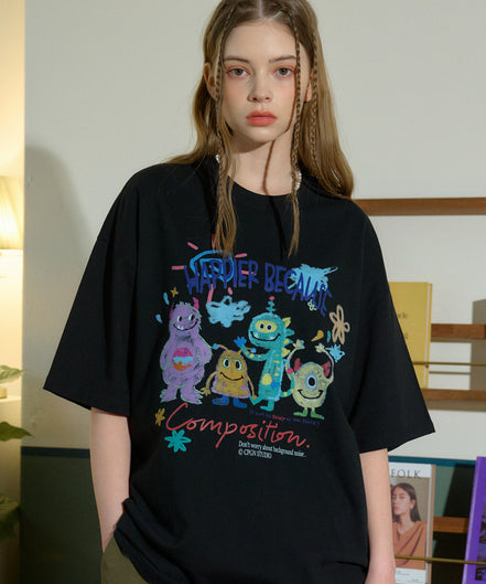 CPGN STUDIO - DPT HAPPY DAY TSHIRT (BLACK)