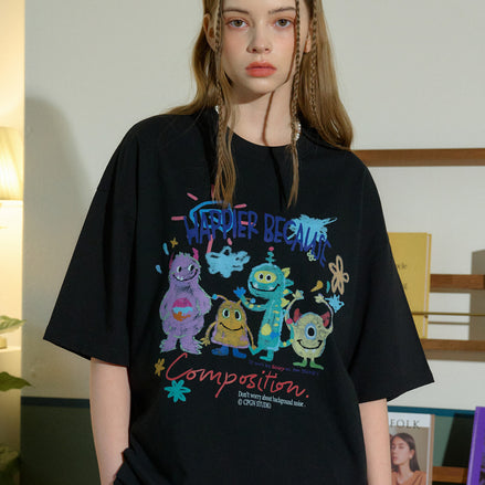 CPGN STUDIO - DPT HAPPY DAY TSHIRT (BLACK)