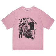 MAHAGRID - DON’T PANIC PIGMENT TEE PINK