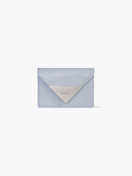CRINKLE TRIANGLE ACCORDION POCKET (MISTY LAVENDER)