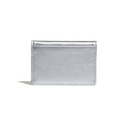 CRINKLE SOFT CARD CASE (SILVER)