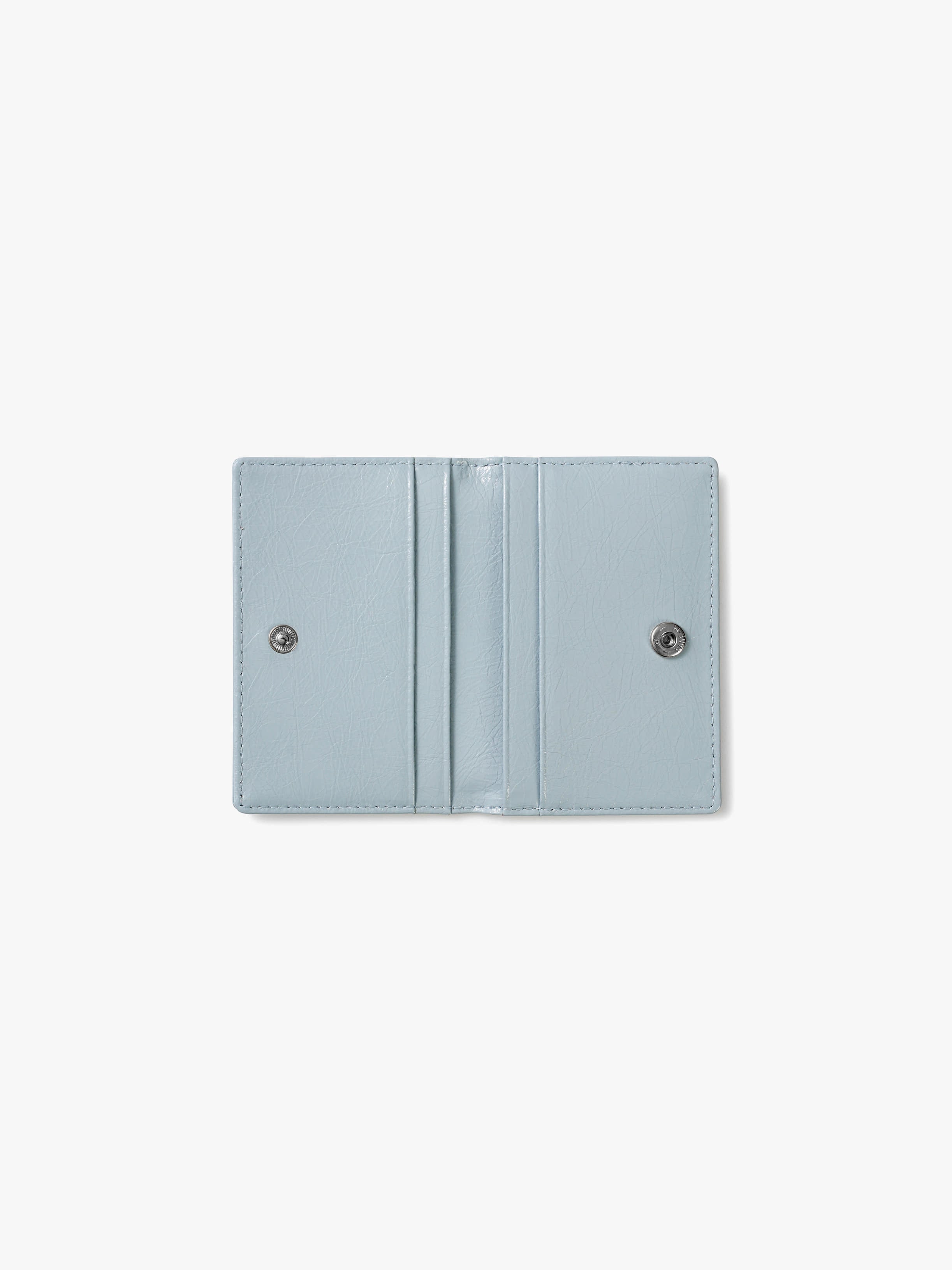 CRINKLE SOFT CARD CASE (HAZE BLUE)