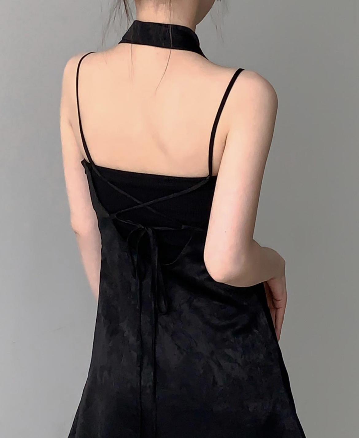 KR ROSE SCARF ONE PIECE 2 COLORS