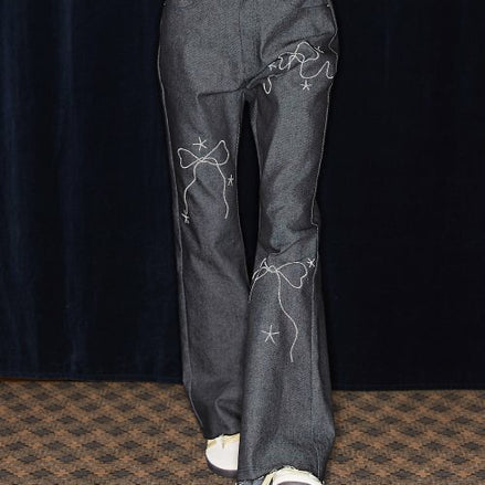 LUVISTRUE - NM RIBBON PANTS (BLACK)
