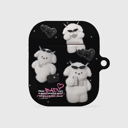 the nine mall - pattern bad puppy outfits AirPods/ AirPods pro hard case (2 COLORS)