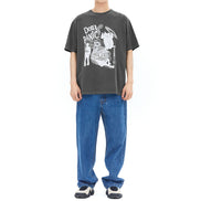 MAHAGRID - DON’T PANIC PIGMENT TEE CHARCOAL