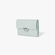 HEARTY FLAP WALLET (PALE MINT)