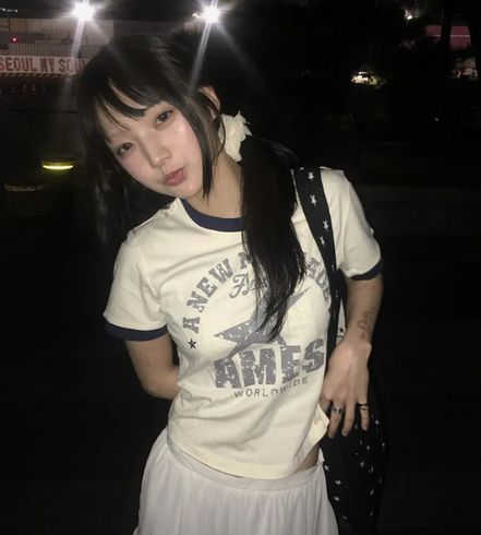AMES WORLDWIDE - VINTAGE STAR TEE (CREAM)