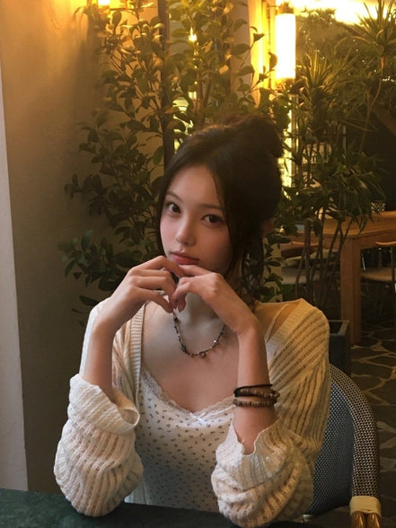 (ian同款) flower lace bra top (3 colors)