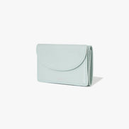 CRINKLE HALFMOON MINI WALLET (PALE MINT)