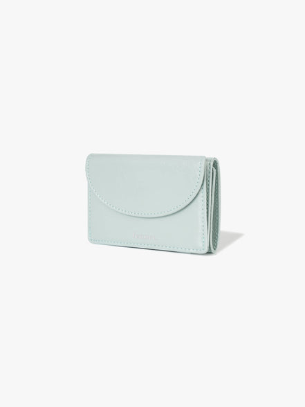 CRINKLE HALFMOON MINI WALLET (PALE MINT)