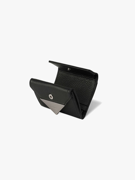 TRIANGLE DOCO WALLET (PEBBLE BLACK)