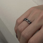 OFUSE - matt chain ring