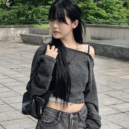 KR OFF SLASH KNIT (3 COLORS)