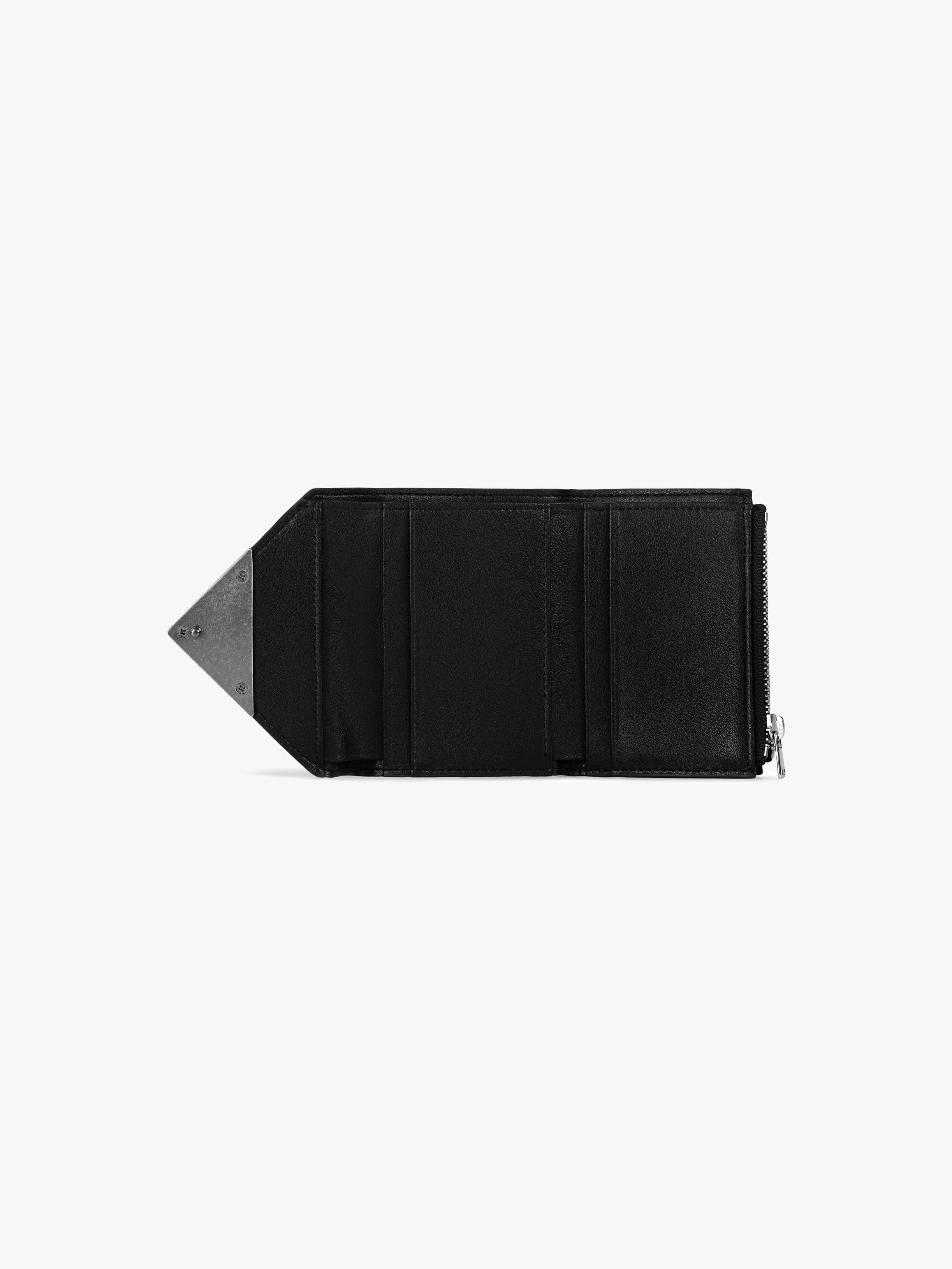 MATT TRIANGLE WALLET (LEOPARD BLACK)