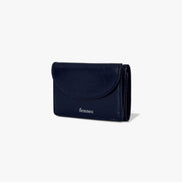 CRINKLE HALFMOON MINI WALLET (NAVY BLUE)