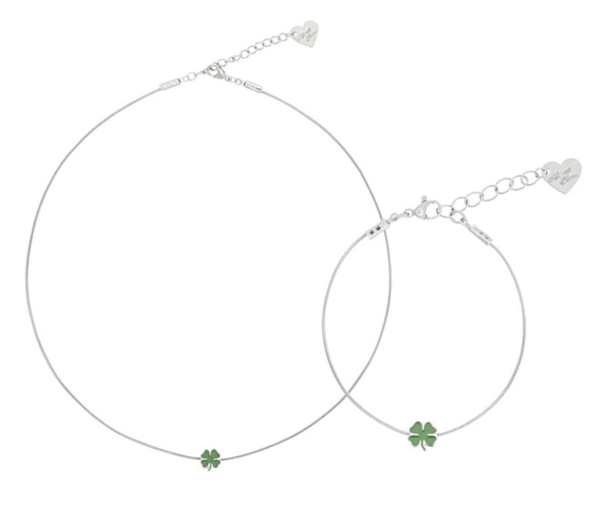 Almost Blue - LUCKY CLOVER NECKLACE / BRACELET