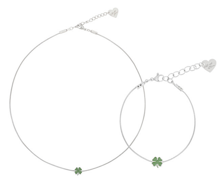 Almost Blue - LUCKY CLOVER NECKLACE / BRACELET
