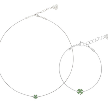 Almost Blue - LUCKY CLOVER NECKLACE / BRACELET