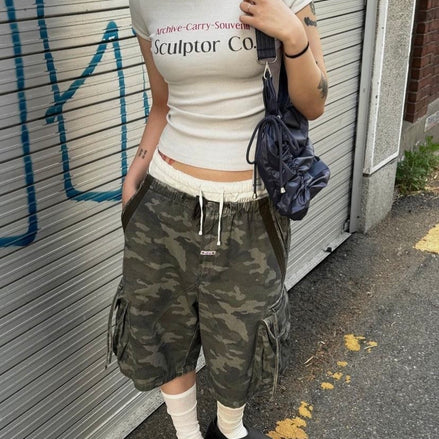 SCULPTOR - Archive Pigment Baby Tee (Dusty Ivory)
