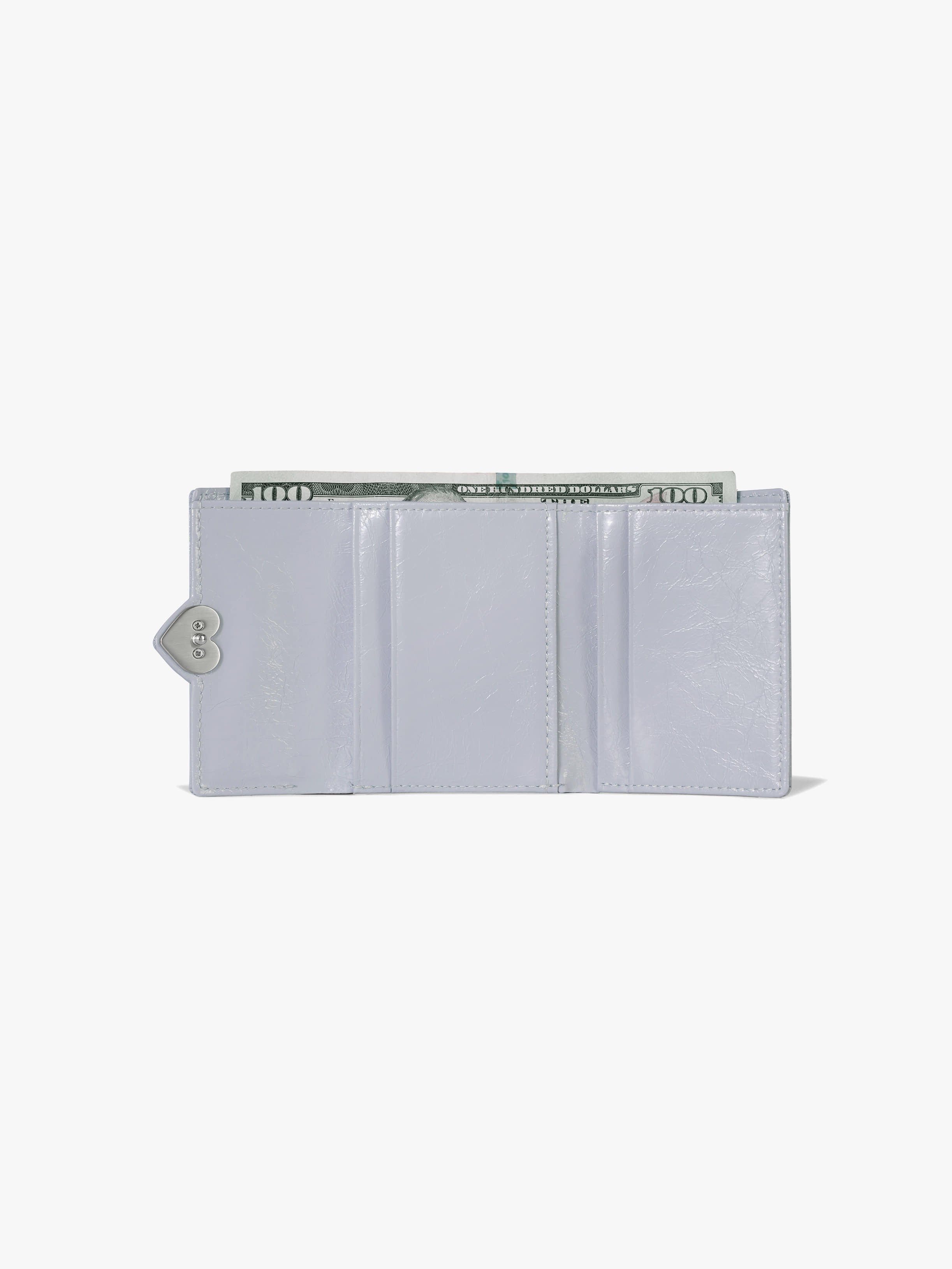 HEARTY FLAP WALLET (MISTY LAVENDER)