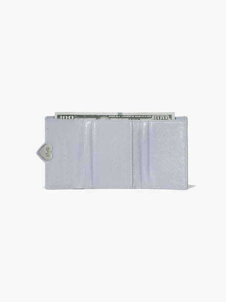 HEARTY FLAP WALLET (MISTY LAVENDER)