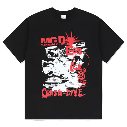 MAHAGRID - CRASH TEE (BLACK)