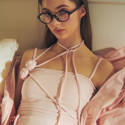 Plain or pleasure - ROSE CORSAGE SLEEVELESS (pink)