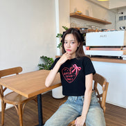 [現貨] TH 'IT WASNT YOUR FAULT'  CROP TOP (BLACK)