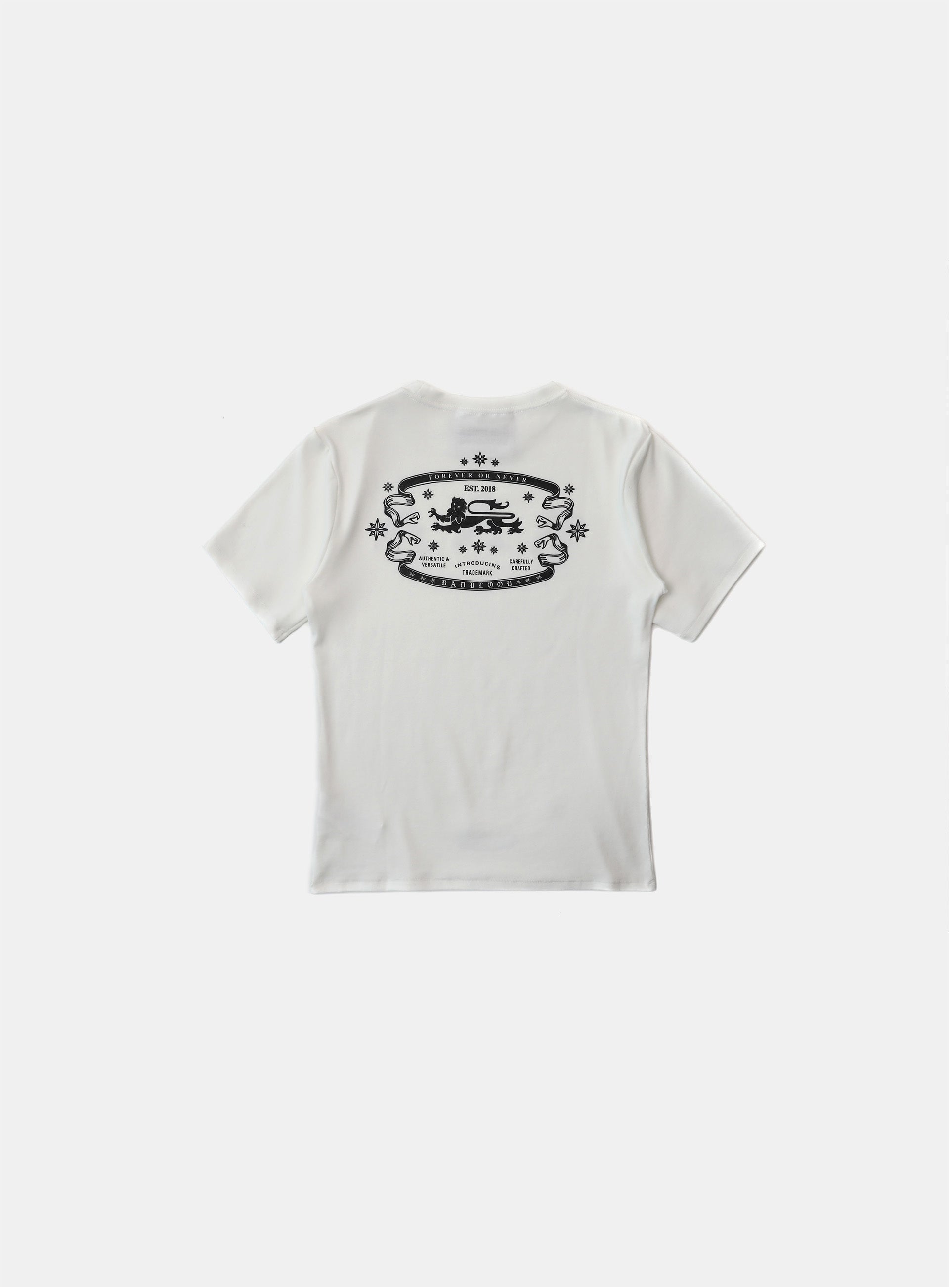 Bad Blood - Mystic Logo Jersey Short Sleeve Slim Fit (White)