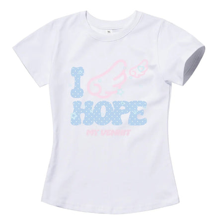 venhit - wings hope slim fit tshirt (white)