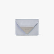 CRINKLE TRIANGLE TRIPLE WALLET (MISTY LAVENDER)