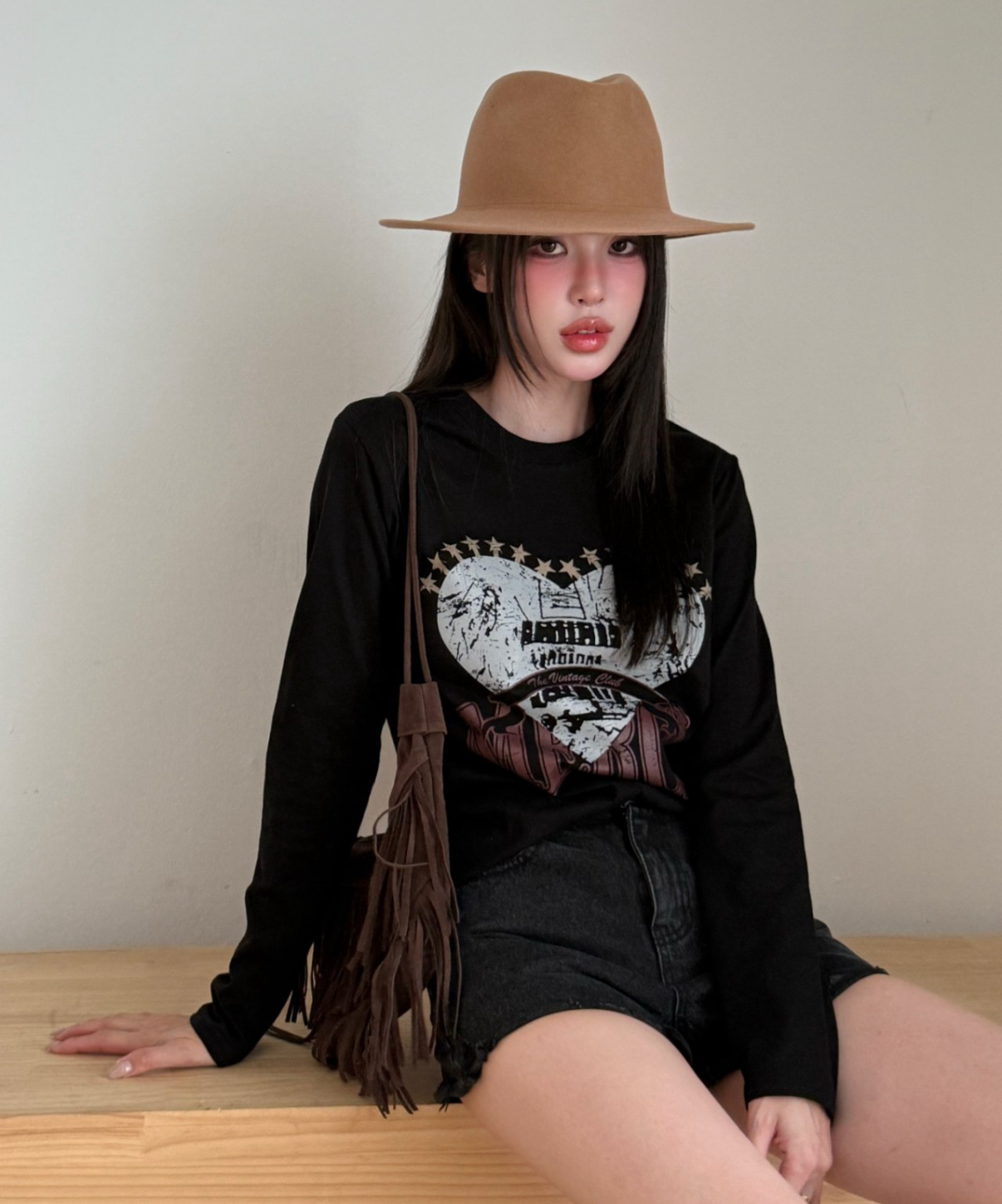 KR MERCI HEART TSHIRT (3 COLORS)