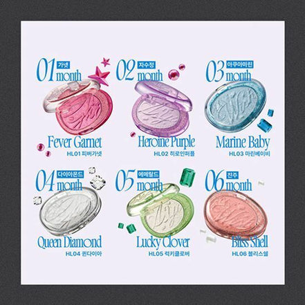 fwee - glitz stone highlighter (12 colors)