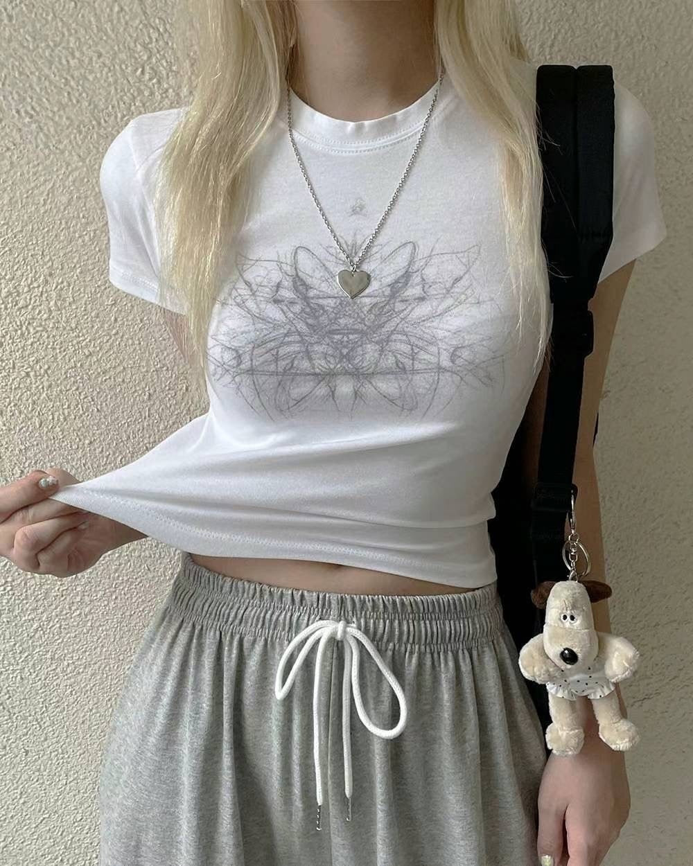 KR MESSIE HEART TEE (4 COLORS)
