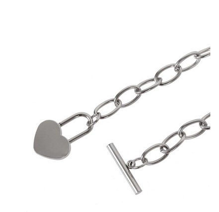 OFUSE - heart lock bracelet