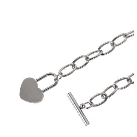 OFUSE - heart lock bracelet