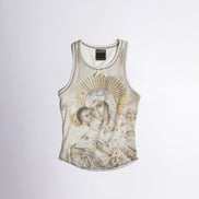 SCULPTOR - Maria Tear Drop Tank Top Dirty (Peach/Raw)