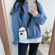 (現貨) almost blue - signature logo mini crossbag (ivory)