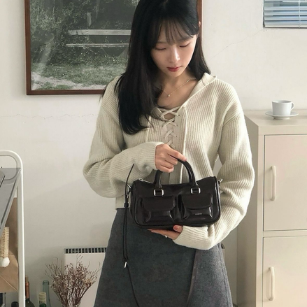 Chubby Half Bag (MARRON)